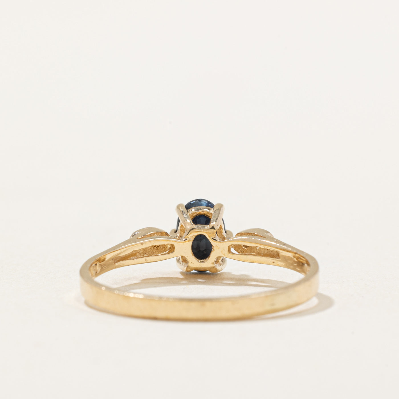 Sapphire & Diamond Ring | 0.40ct, 0.01ctw | SZ 6.5 |