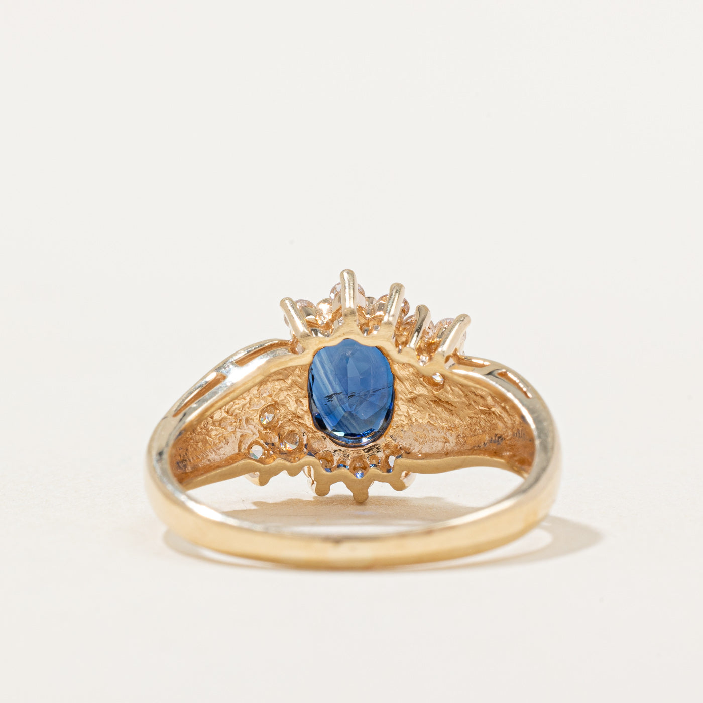 Sapphire & Diamond Ring | 0.75ct, 0.18ctw | SZ 5.75 |