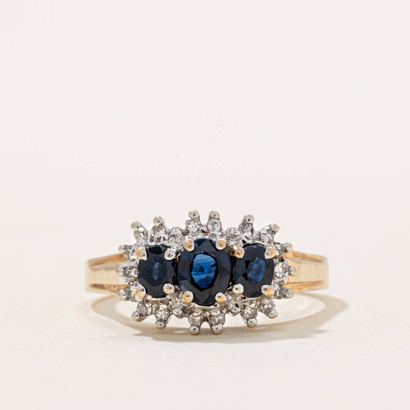 Sapphire & Diamond Ring | 0.75ctw, 0.12ctw | SZ 7.25 |