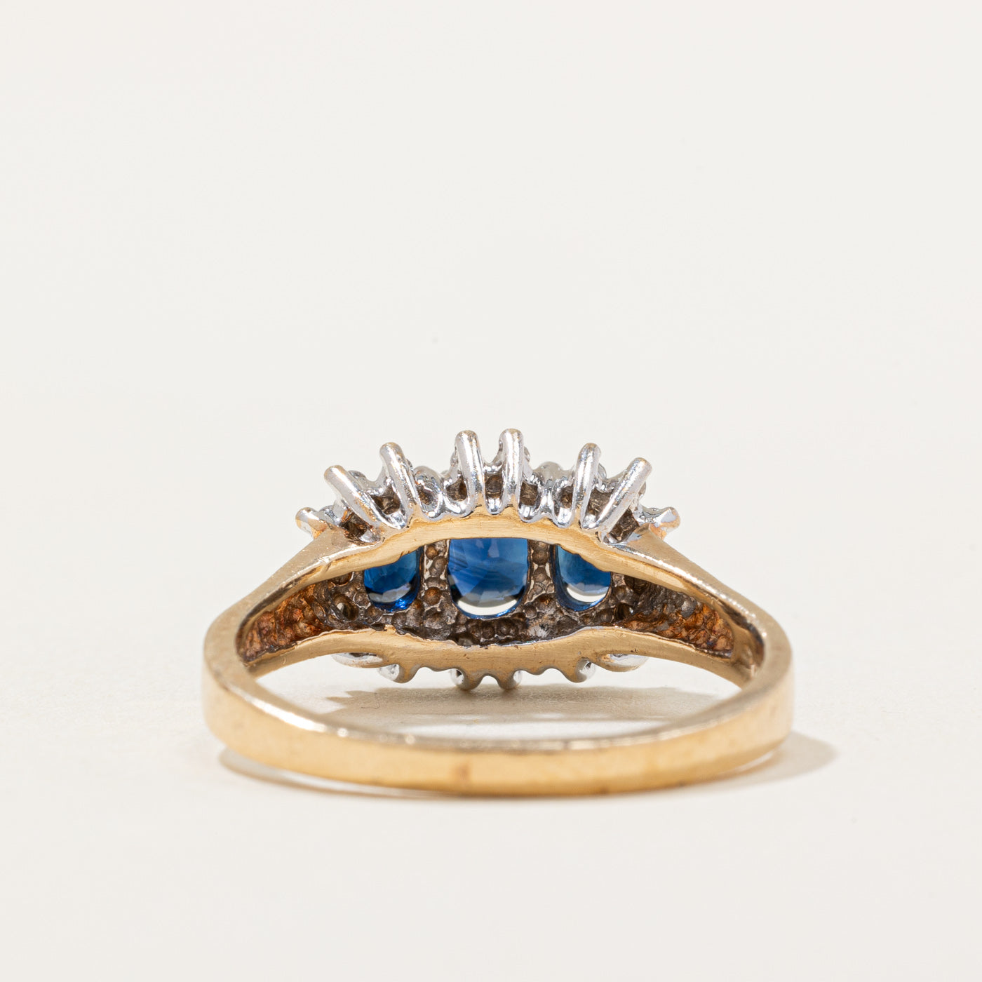 Sapphire & Diamond Ring | 0.75ctw, 0.12ctw | SZ 7.25 |