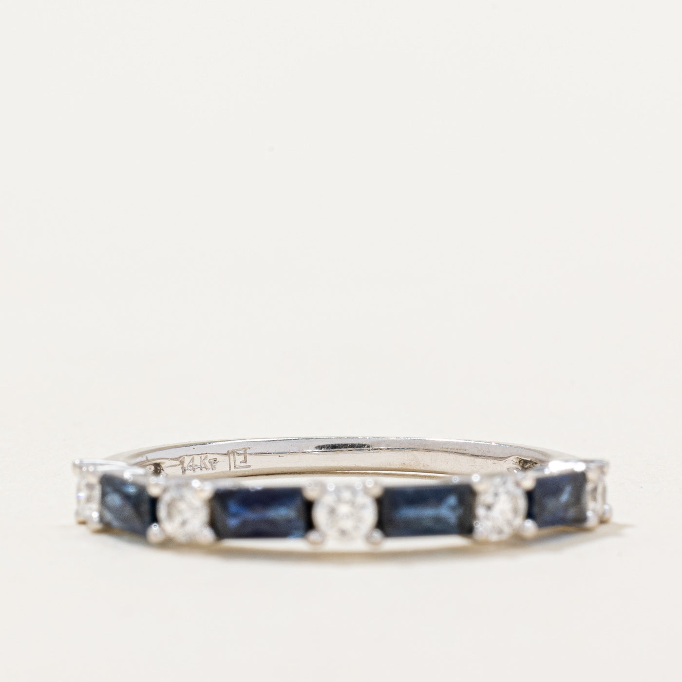 Sapphire & Diamond Band | 0.32ctw, 0.20ctw | SZ 5.75 |