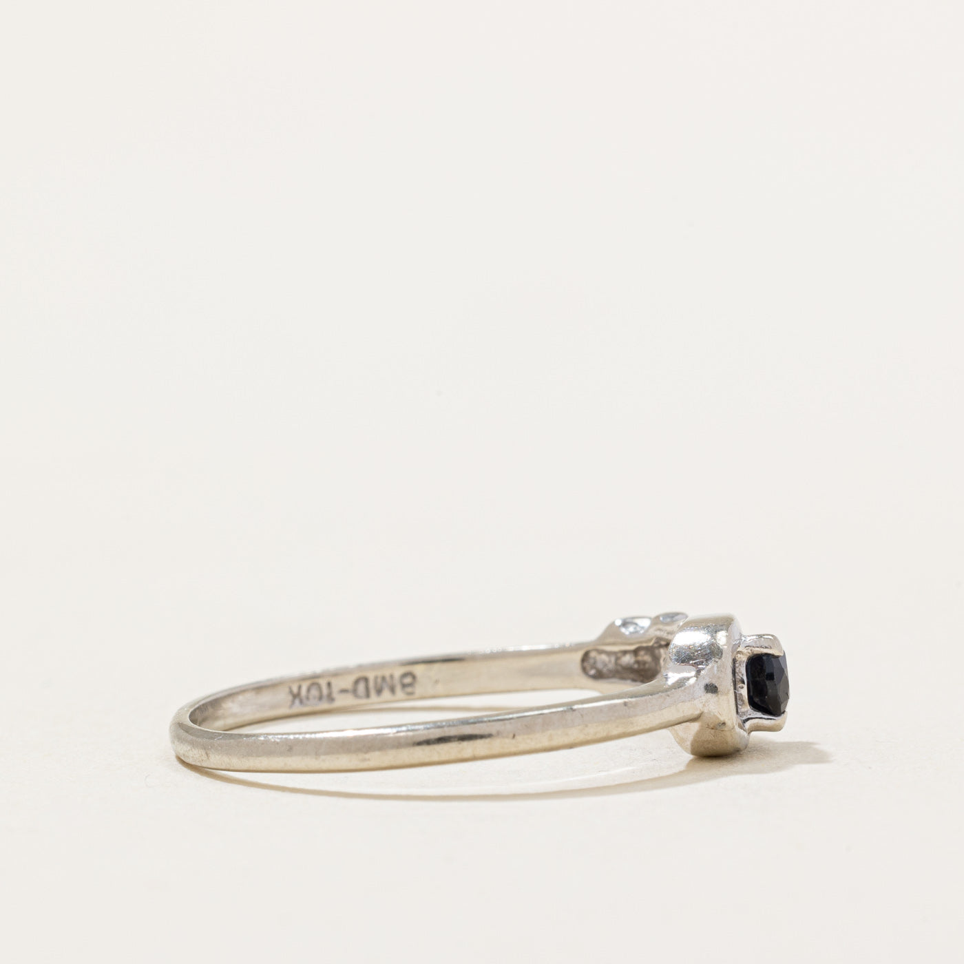 Bague saphir poire | 0,22 ct | Taille 7,25 | 