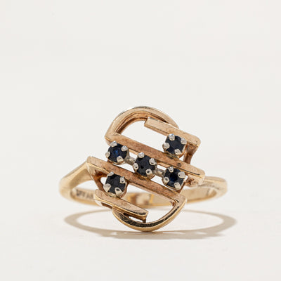 Sapphire Cocktail Ring | 0.13ctw | SZ 5.75 |