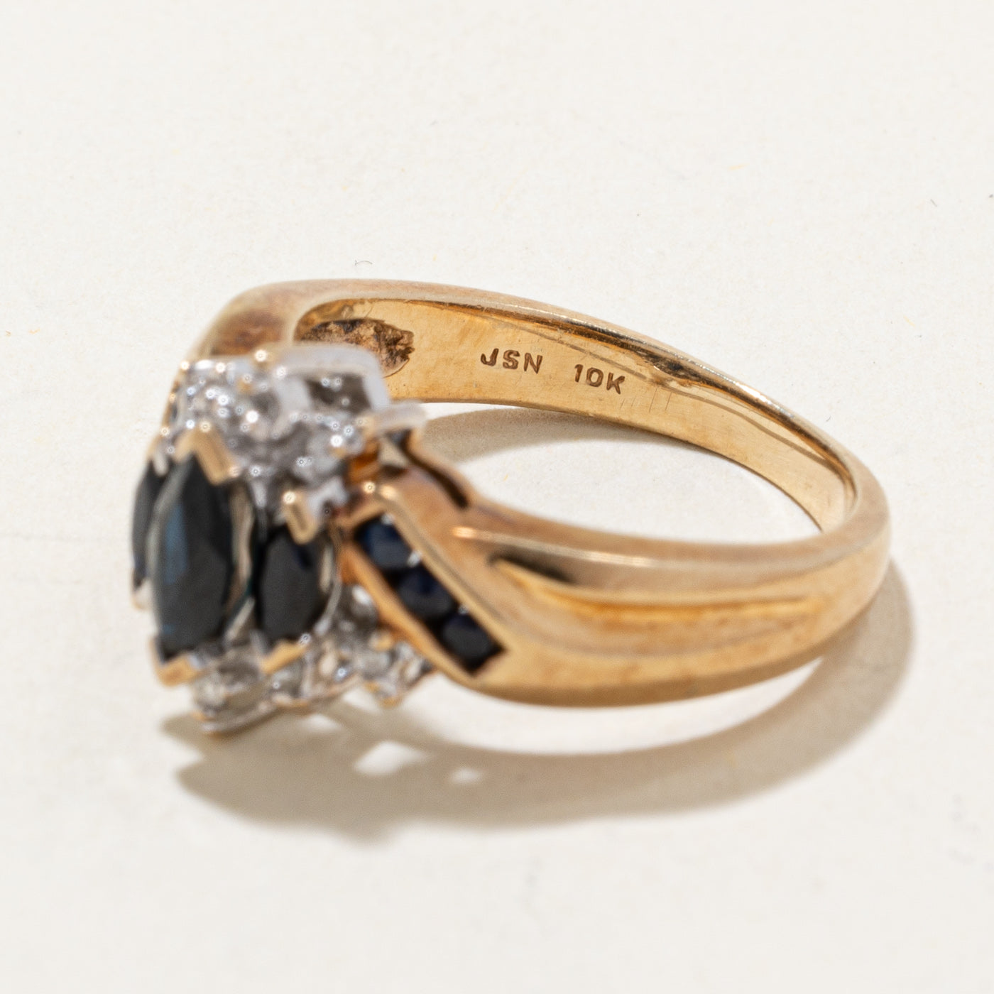 Sapphire & Diamond Ring | 0.37ctw, 0.03ctw | SZ 5.5 |