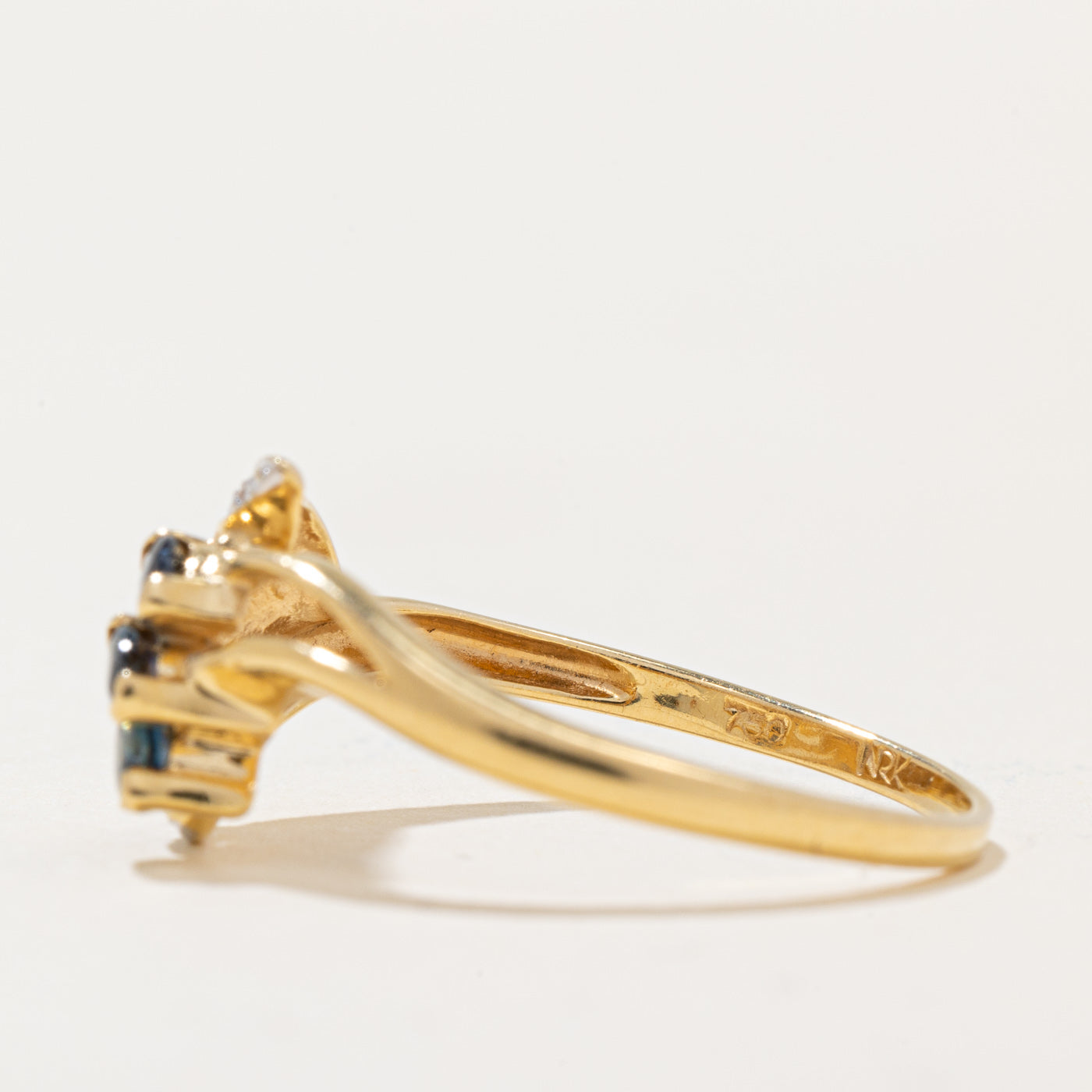 Sapphire & Diamond Cocktail Ring | 0.12ctw, 0.03ctw | SZ 6.75 |