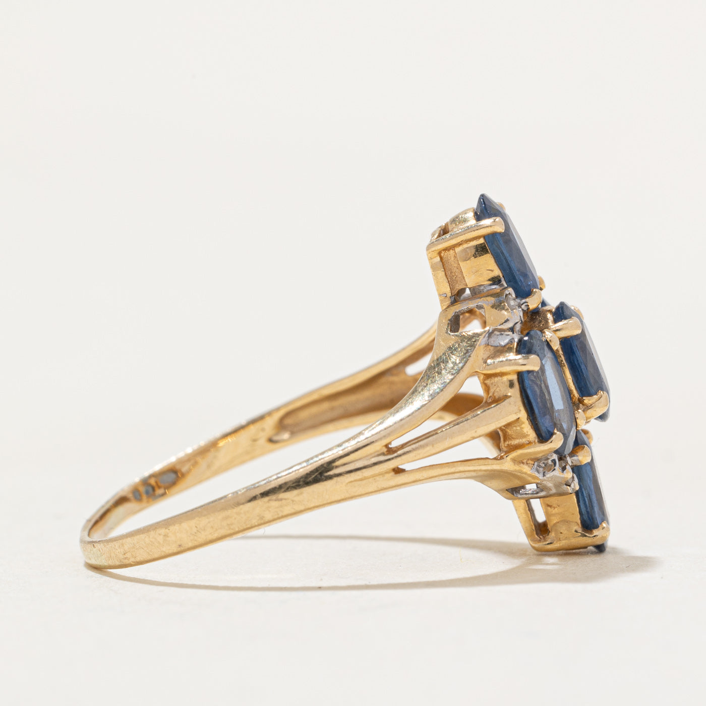 Sapphire & Diamond Cocktail Ring | 2.00ctw, 0.008ctw | SZ 7.75 |
