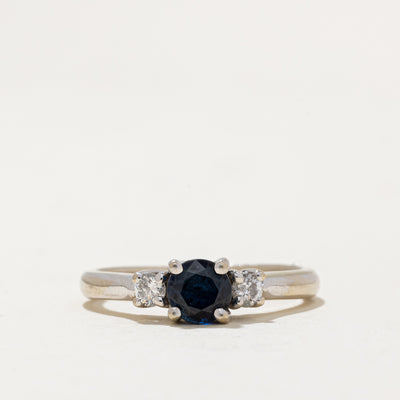 Sapphire & Diamond Ring | 0.65ct, 0.14ctw | SZ 6.25 |