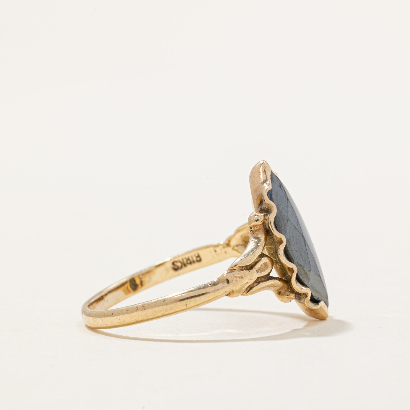 Birks' Hematite Ring | 1.60ct | SZ 6.5 |