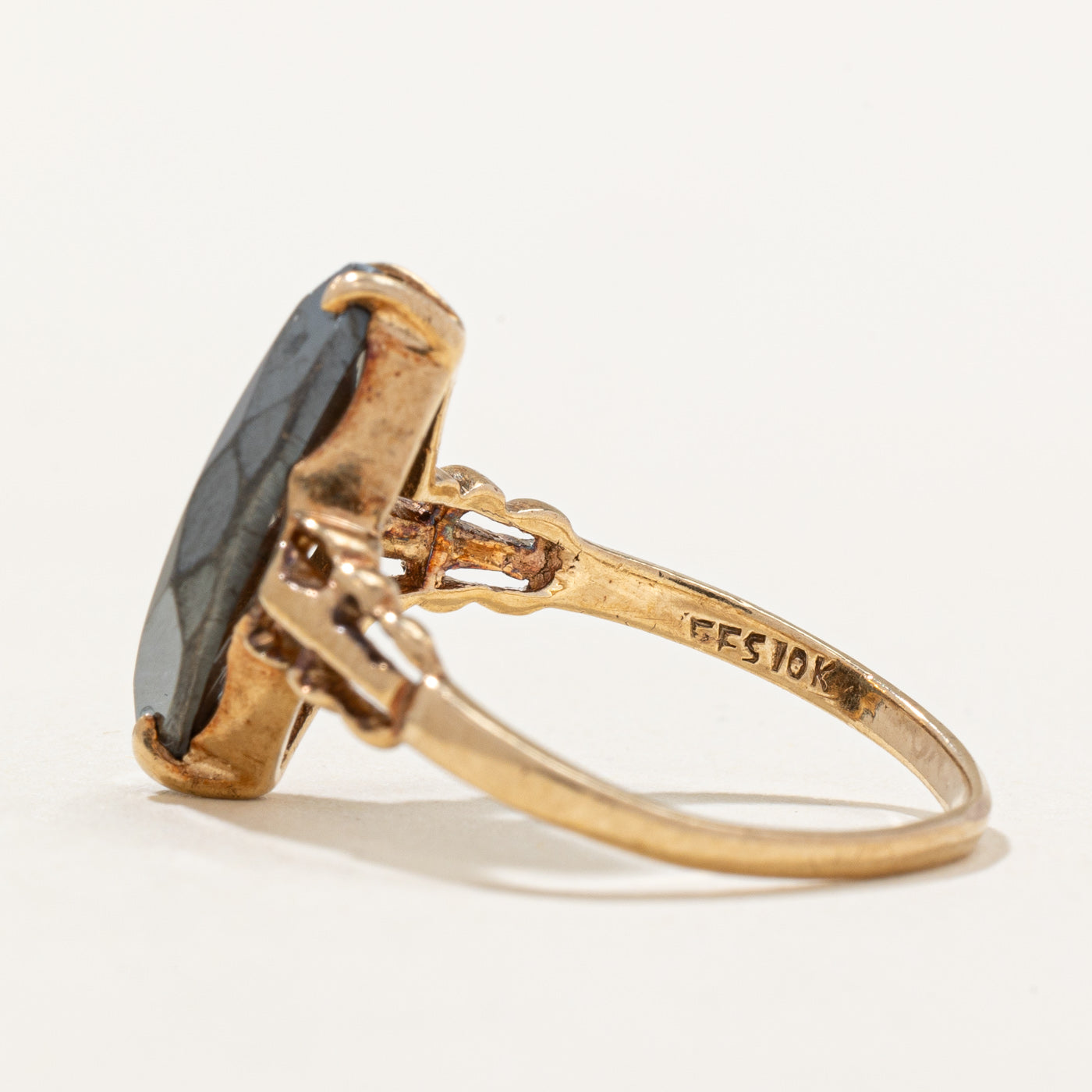 Hematite Ring | 2.10ct | SZ 6.25 |