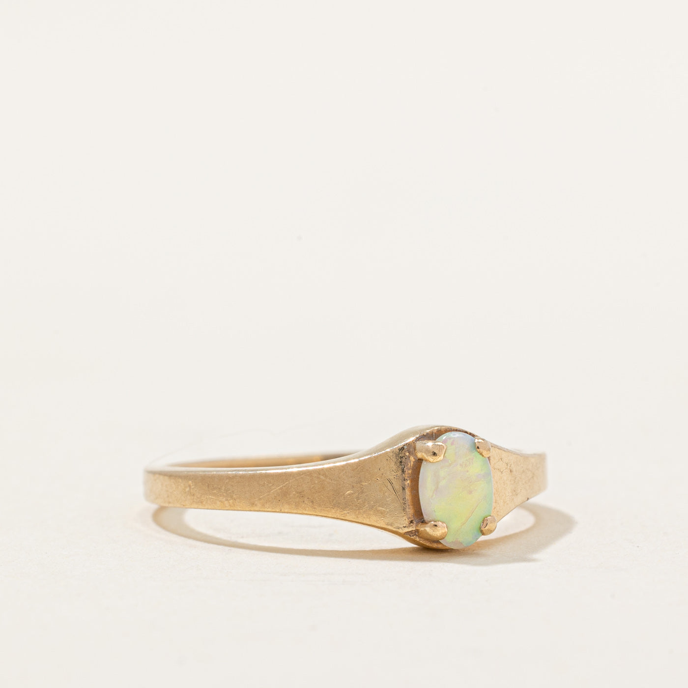 Bague en opale | 0,13 ct | Taille 6 | 