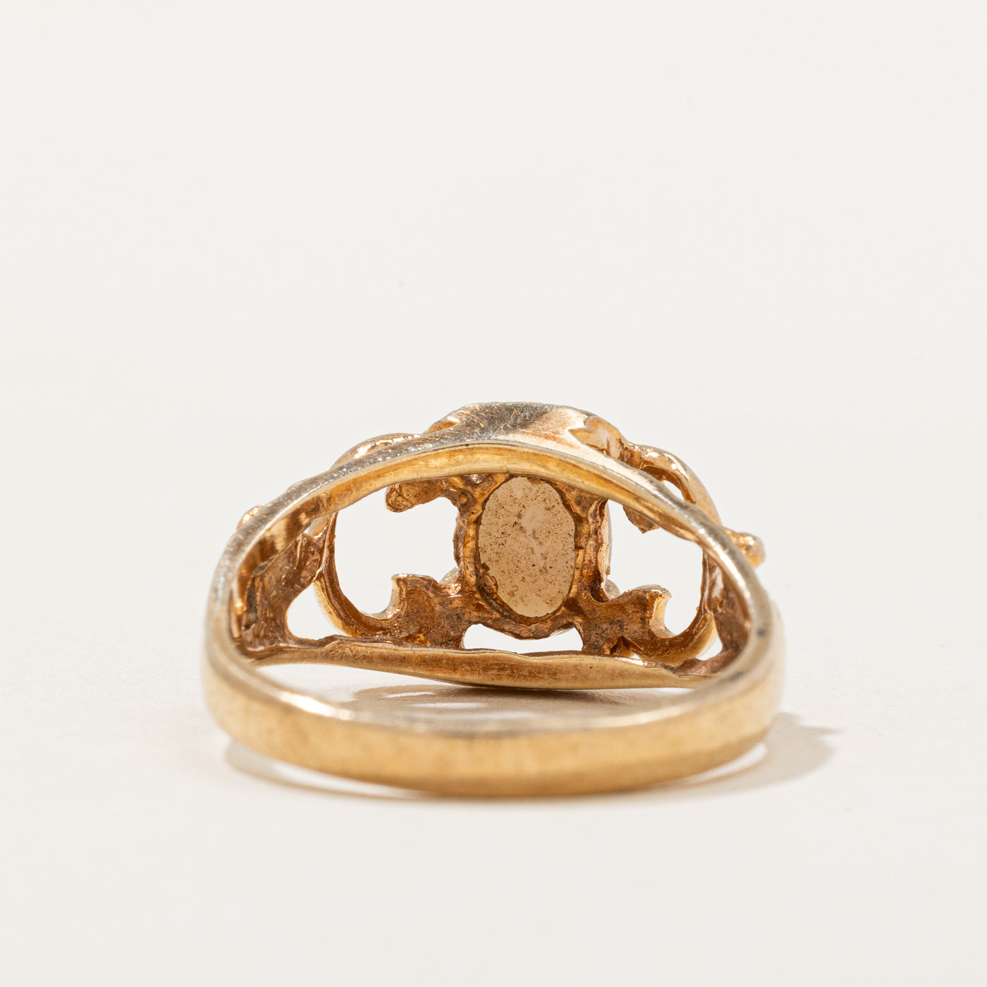 Vintage Canadian Opal Cocktail Ring | 0.36ct | SZ 5.5 |