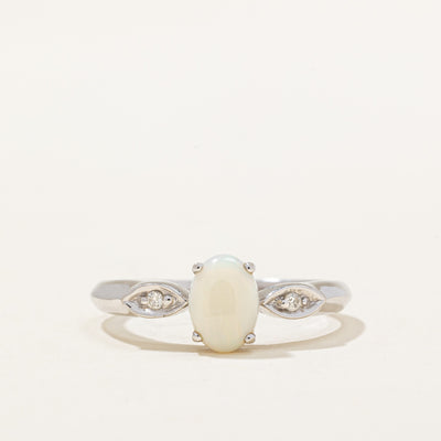 Opal & Diamond Ring | 0.41ct, 0.02ctw | SZ 6.75 |