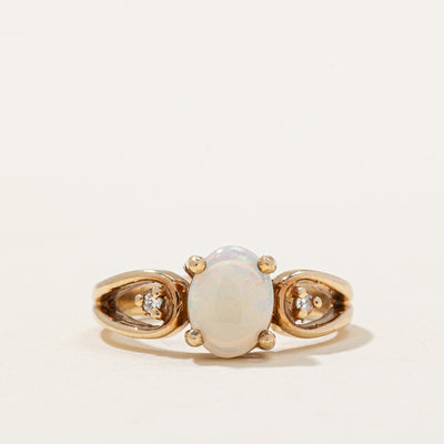 Opal & Diamond Ring | 0.60ct, 0.10ctw | SZ 4.75 |