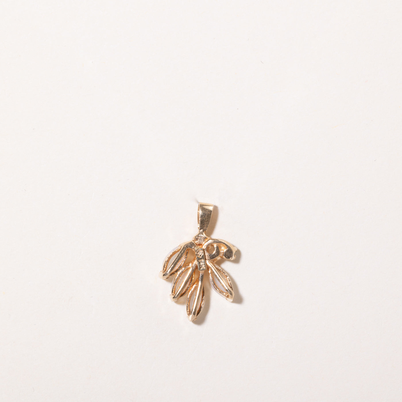 Pendentif Opale et Émeraude | 0,032 ctw, 0,02 ctw | 
