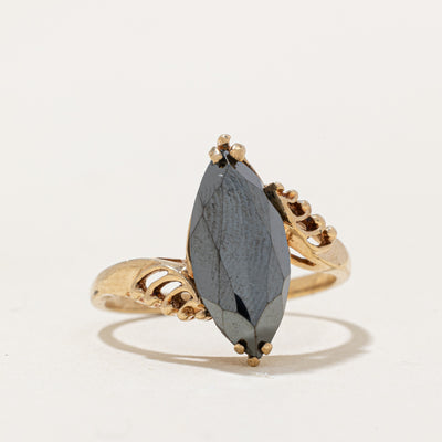 Hematite Marquise Ring | 2.50ct | SZ 6 |