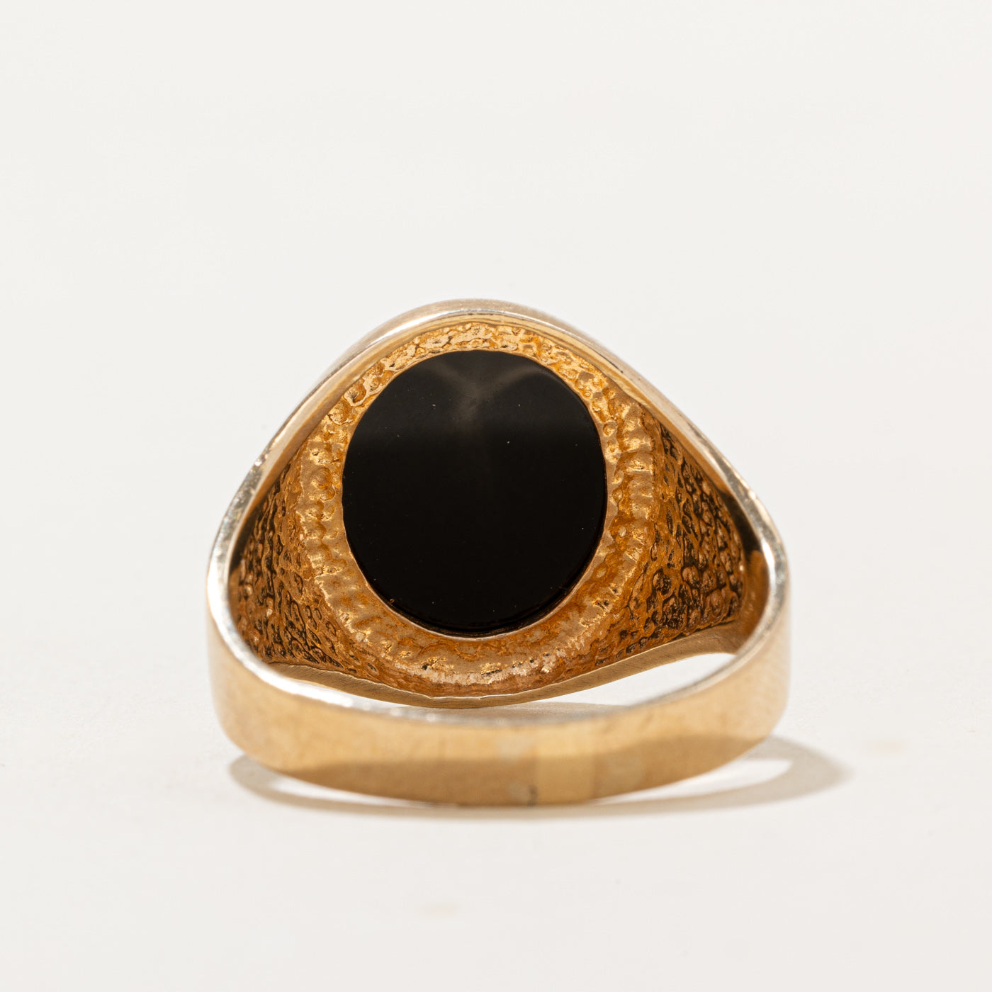 Carved Onyx Signet Ring | 2.5ct | SZ 11 |