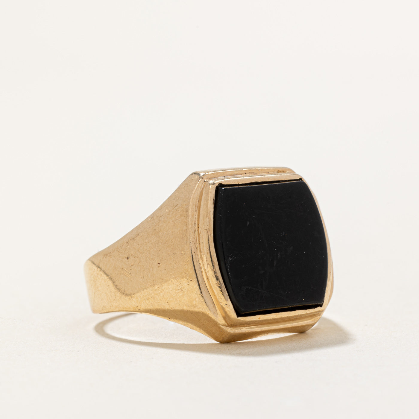 Bague en onyx | 3,00 ct | Taille 10,5 |
