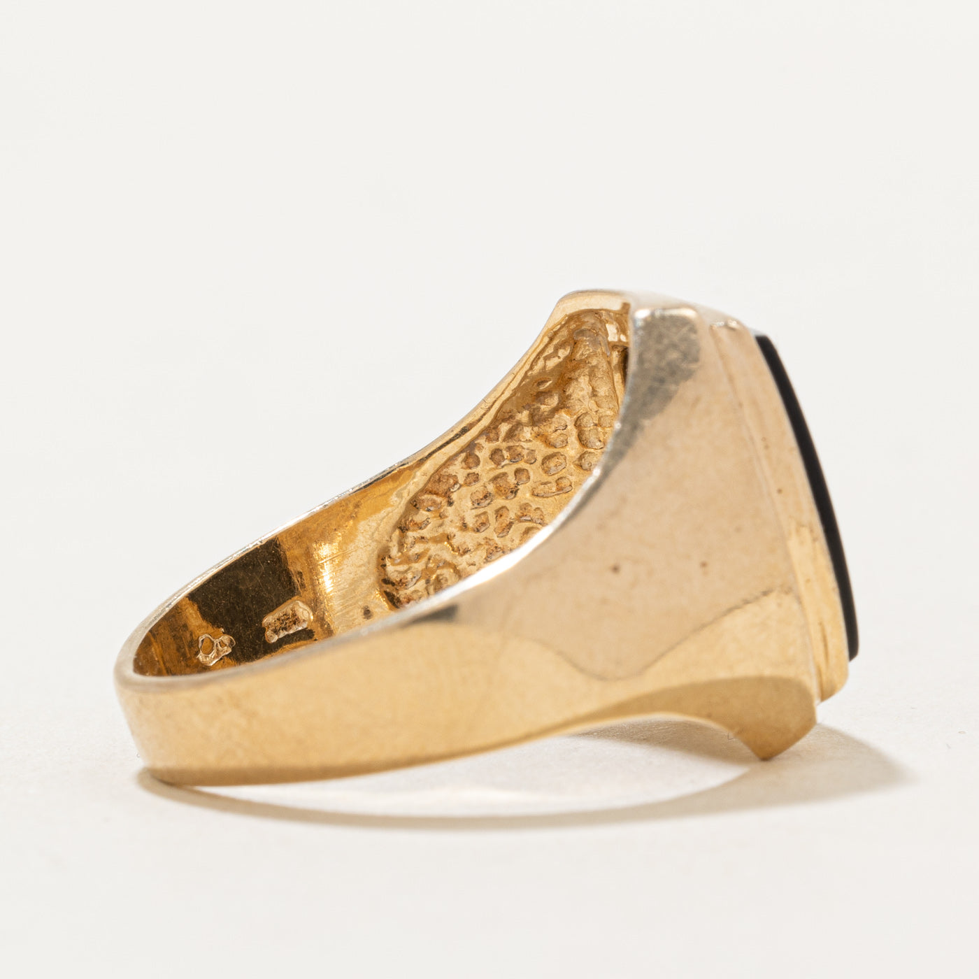 Bague en onyx | 3,00 ct | Taille 10,5 |