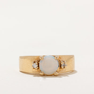 Opal & Diamond Ring | 0.30ct, 0.02ctw | SZ 4.75 |