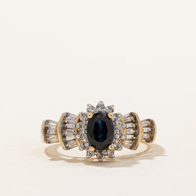 Sapphire & Diamond Ring | 1.20ct, 0.17ctw | SZ 7 |