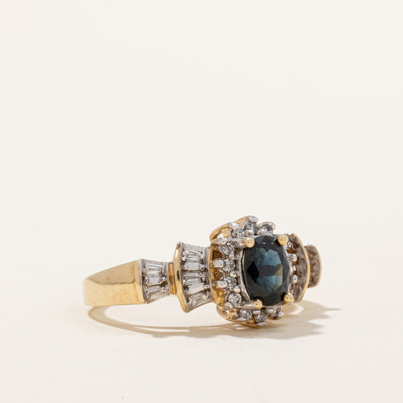 Sapphire & Diamond Ring | 1.20ct, 0.17ctw | SZ 7 |