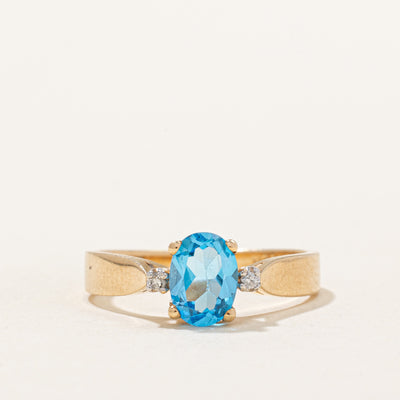 Topaz & Diamond Ring | 0.71ct, 0.01ctw | SZ 5.75 |