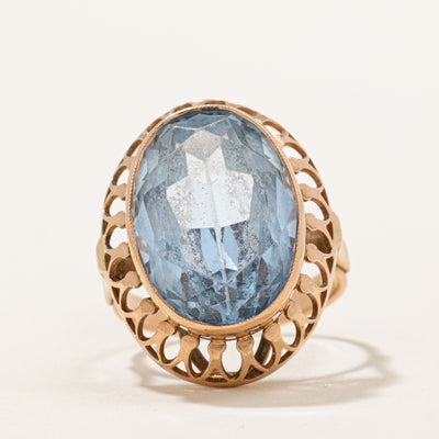 Synthetic Spinel Cocktail Ring | 12.00ct | SZ 7 |
