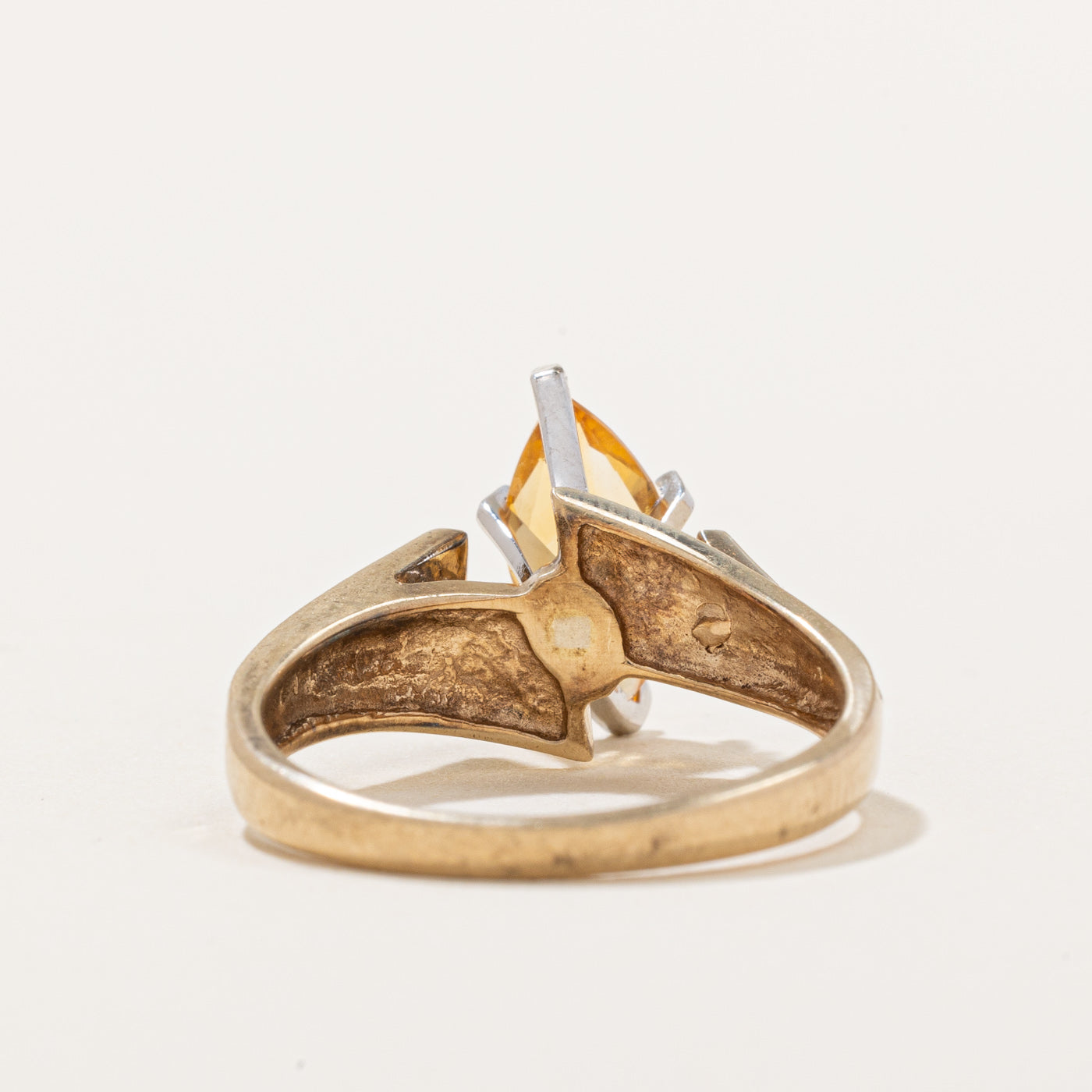 Bague Citrine Sertie Haut | 1,00 ct | Taille 6 | 