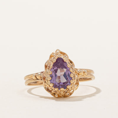 Synthetic Purple Sapphire Ring | 1.30ct | SZ 8 |