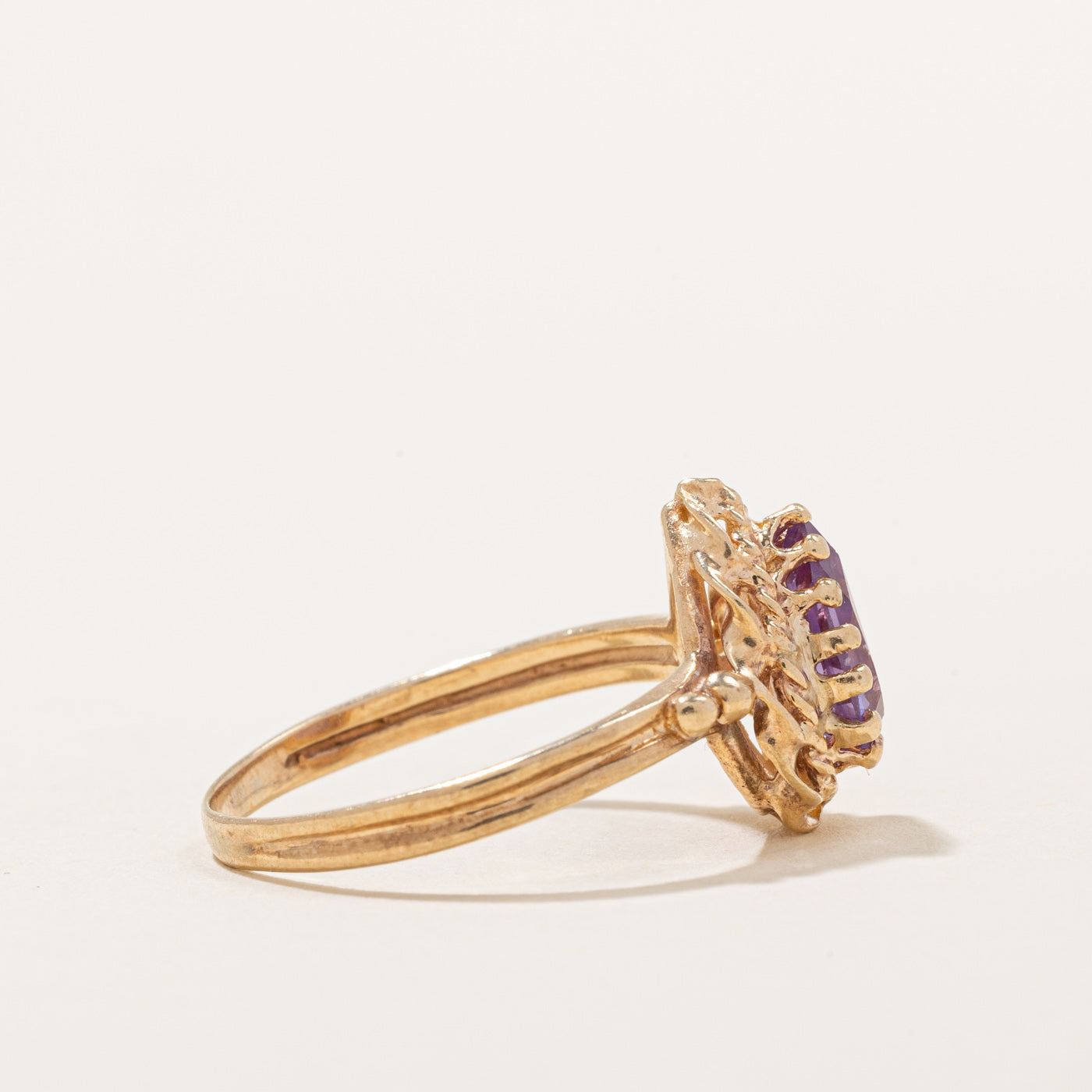 Synthetic Purple Sapphire Ring | 1.30ct | SZ 8 |