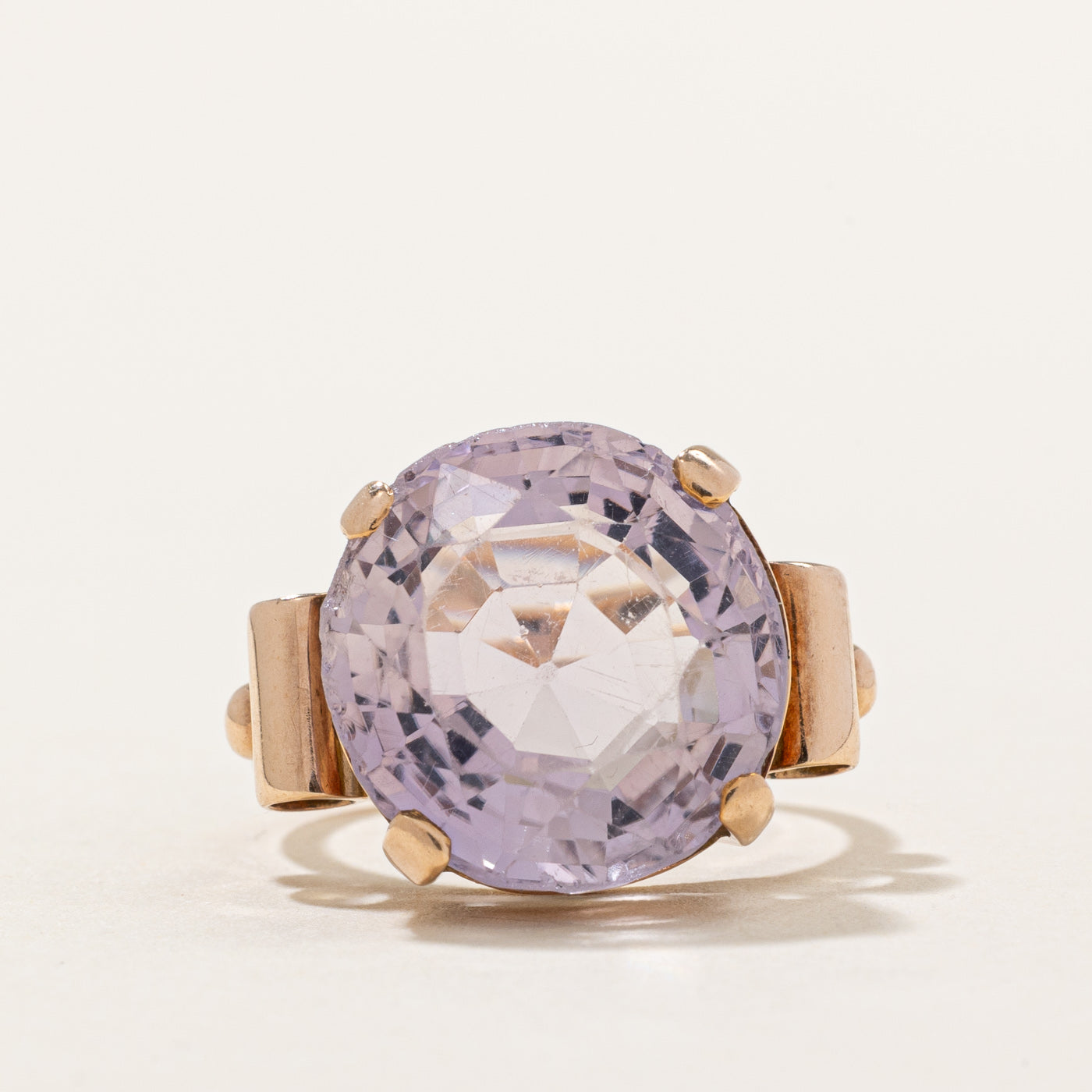 Bague cocktail Rose de France Améthyste | 8,00 ct | Taille 4,75 | 