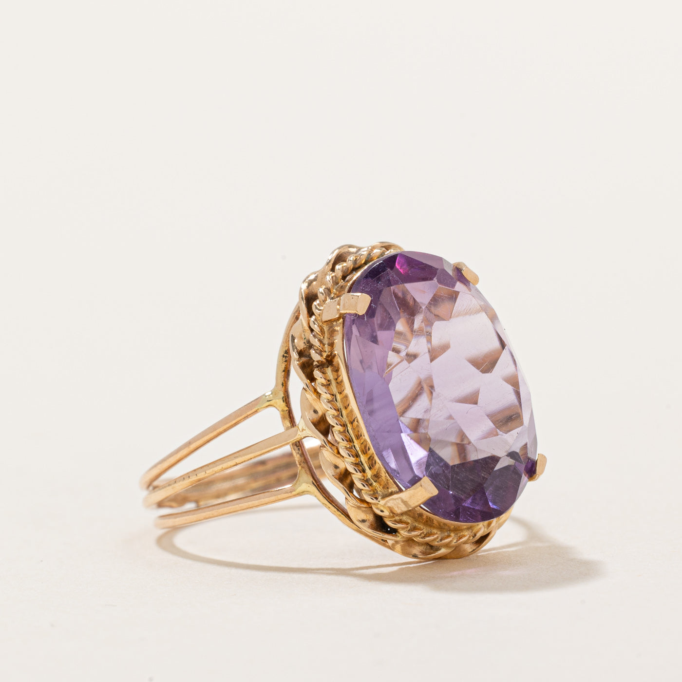 Amethyst Cocktail Ring | 5.00ct | SZ 6 |
