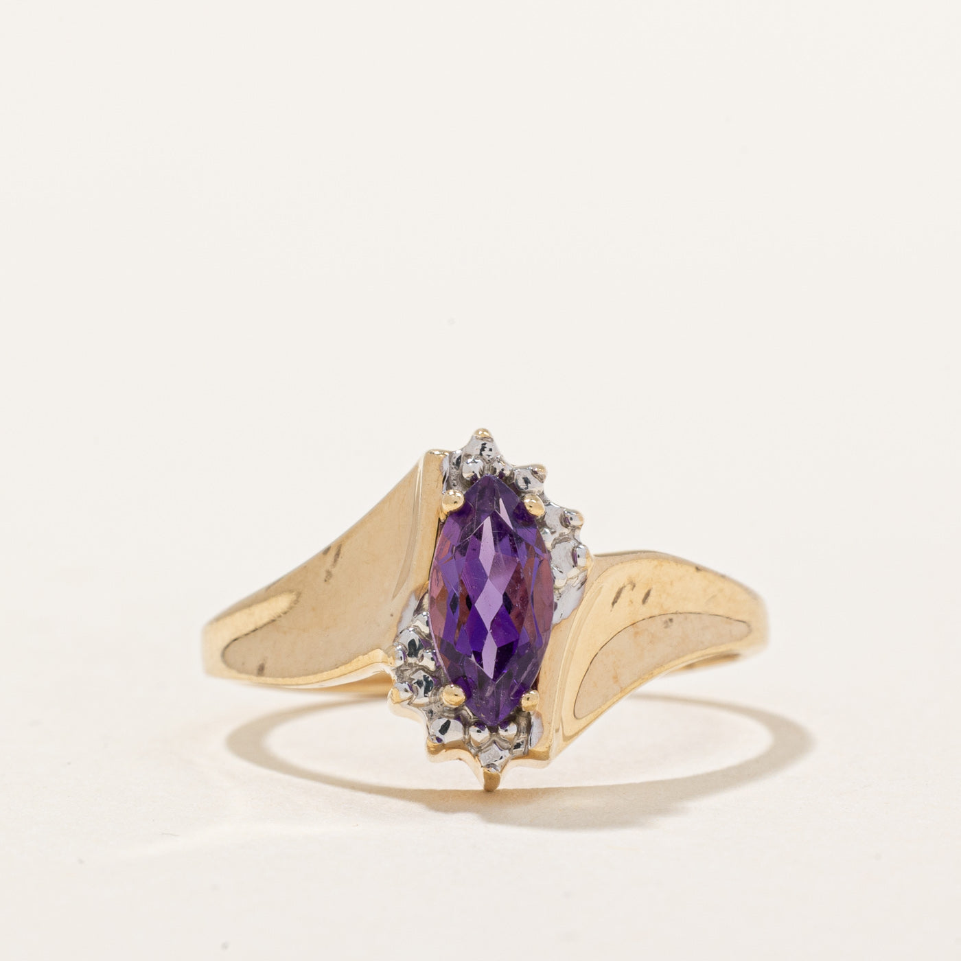 Illusion Set Amethyst Ring | 0.40ct | SZ 6.75 |