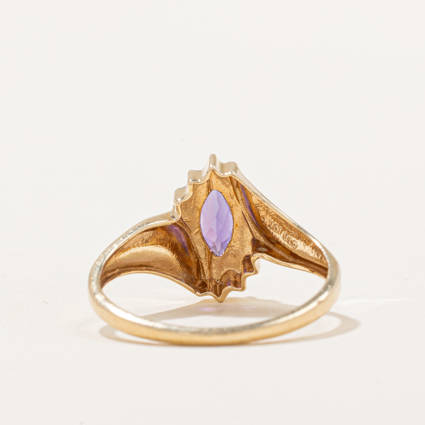 Illusion Set Amethyst Ring | 0.40ct | SZ 6.75 |