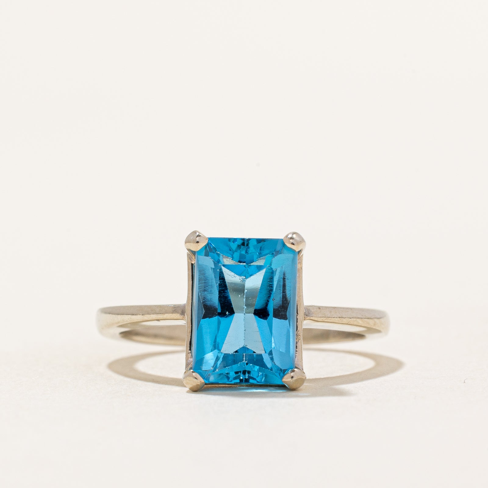 Blue Topaz Ring | 3.00ct | SZ 5.25 |