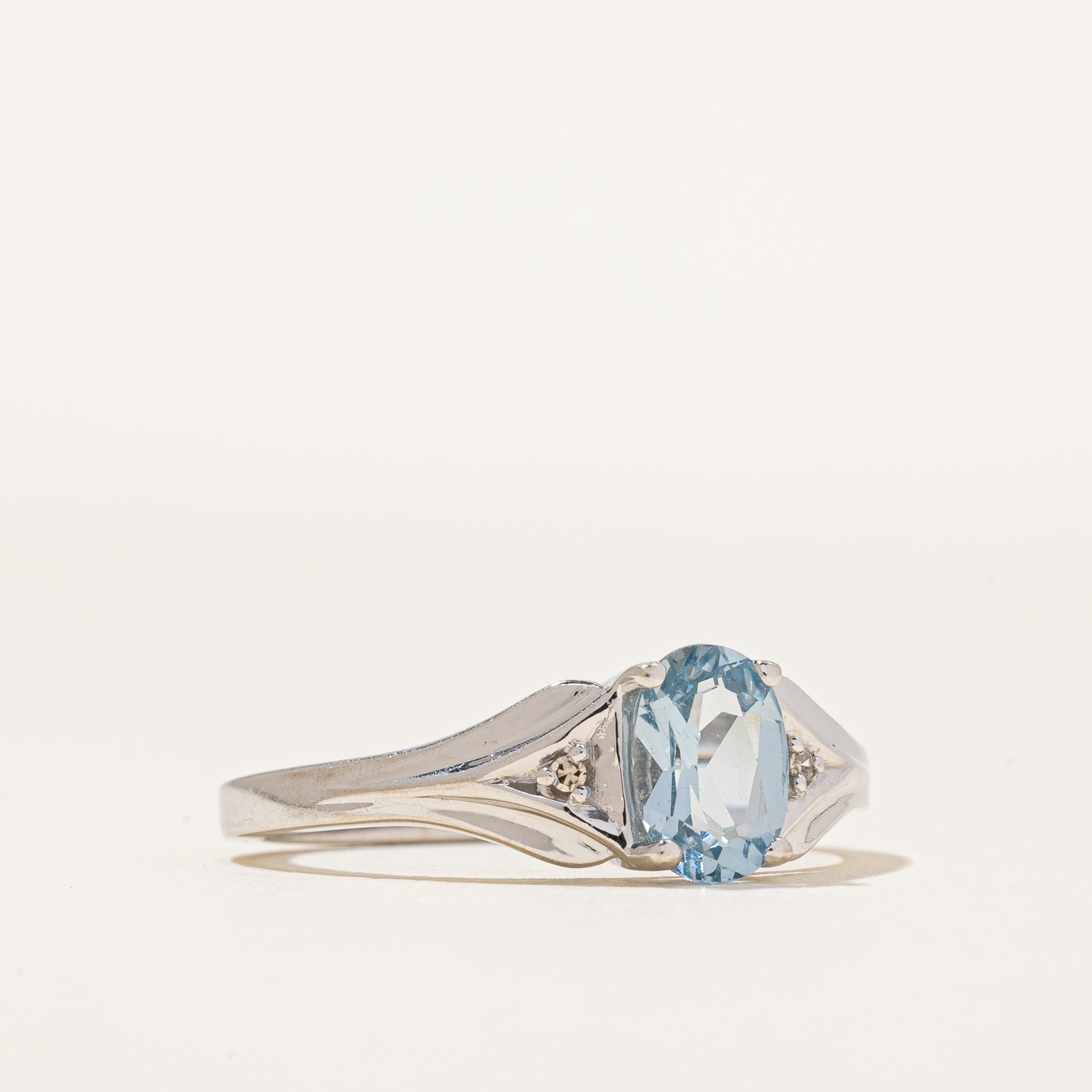 Synthetic Spinel & Diamond Ring | 0.70ct, 0.01ctw | SZ 6.25 |