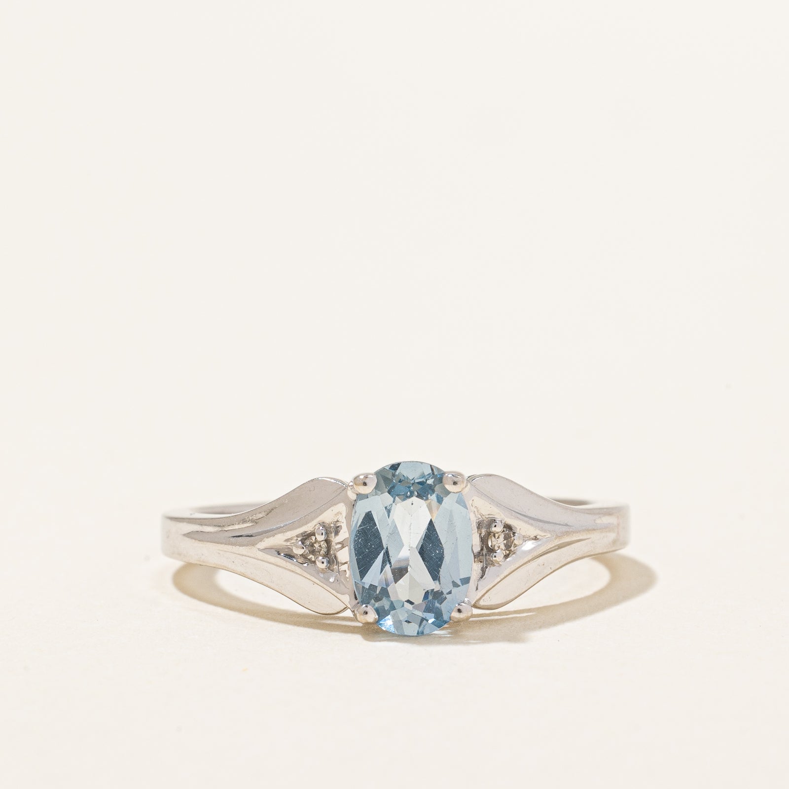 Synthetic Spinel & Diamond Ring | 0.70ct, 0.01ctw | SZ 6.25 |