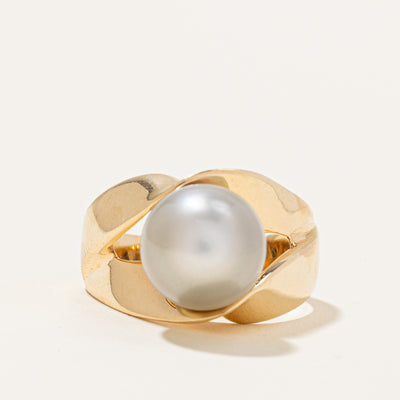 Cultured Pearl Ring | 8.25ct | SZ 8 |