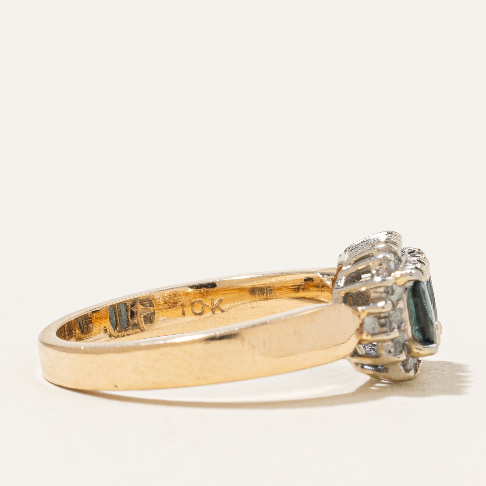 Blue Sapphire & Diamond Ring | 0.75ctw, 0.11ctw | SZ 7.75 |