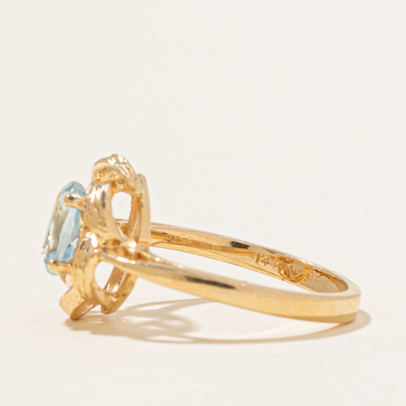 Aquamarine Cocktail Ring | 0.60ct | SZ 6 |