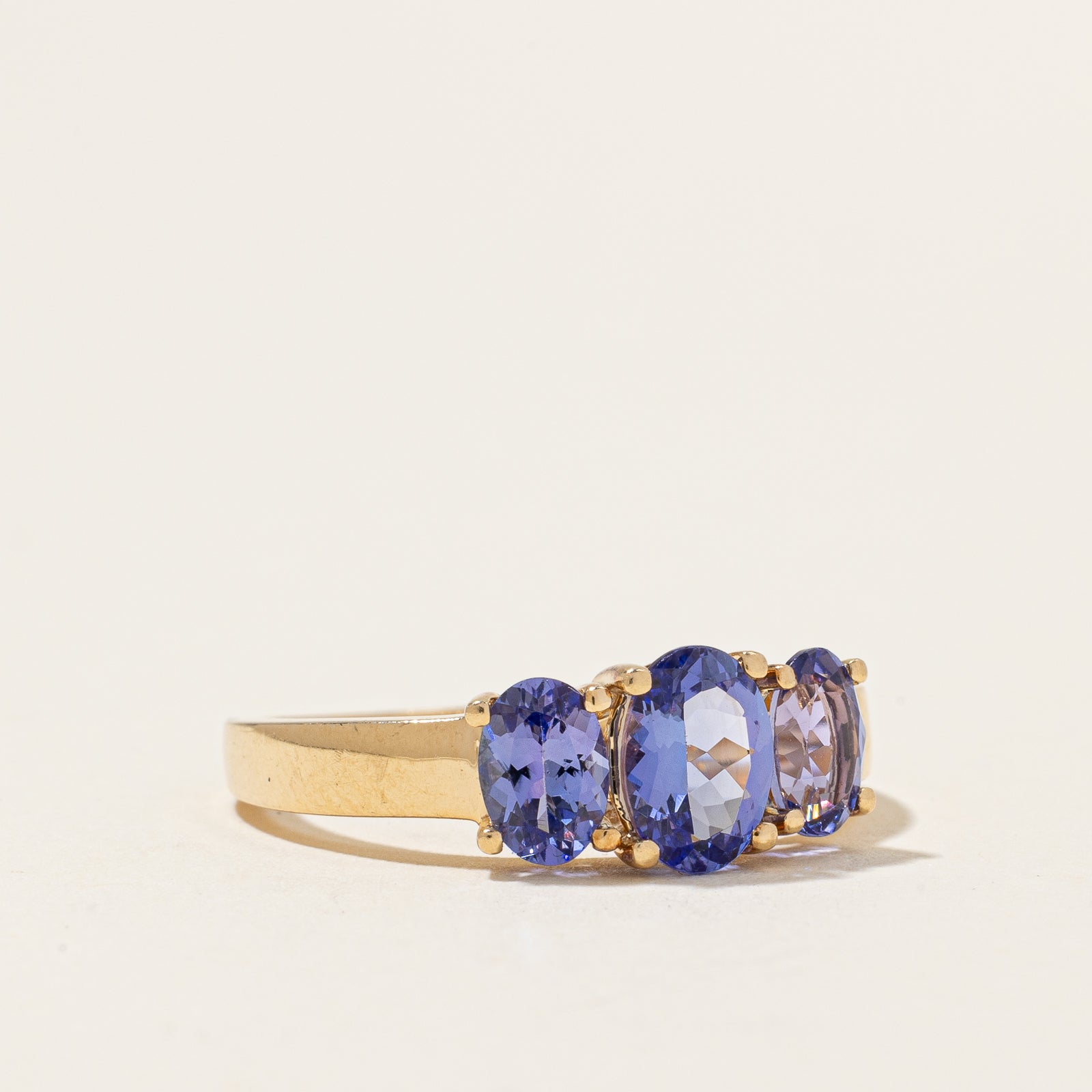 Three Stone Tanzanite Ring | 1.50ctw | SZ 7.5 |