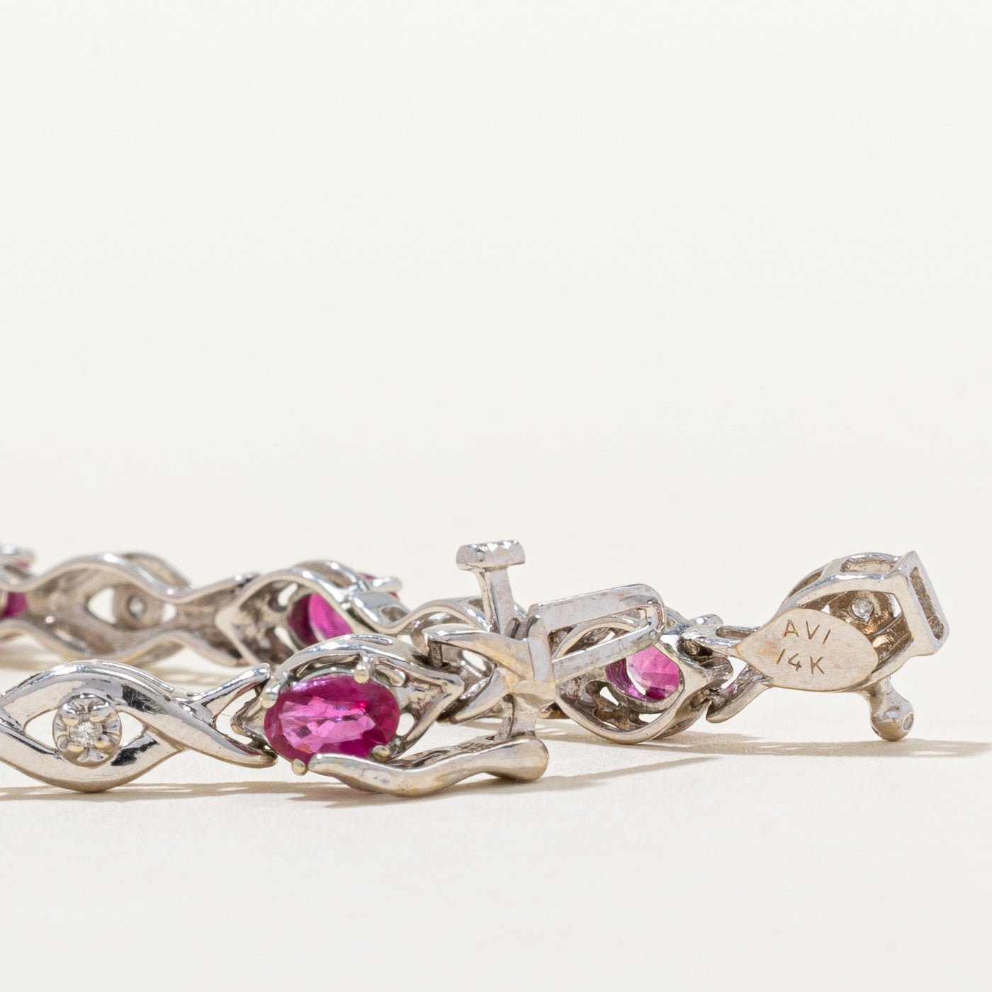 Ruby & Diamond Bracelet | 1.80ctw, 0.045ctw | 7