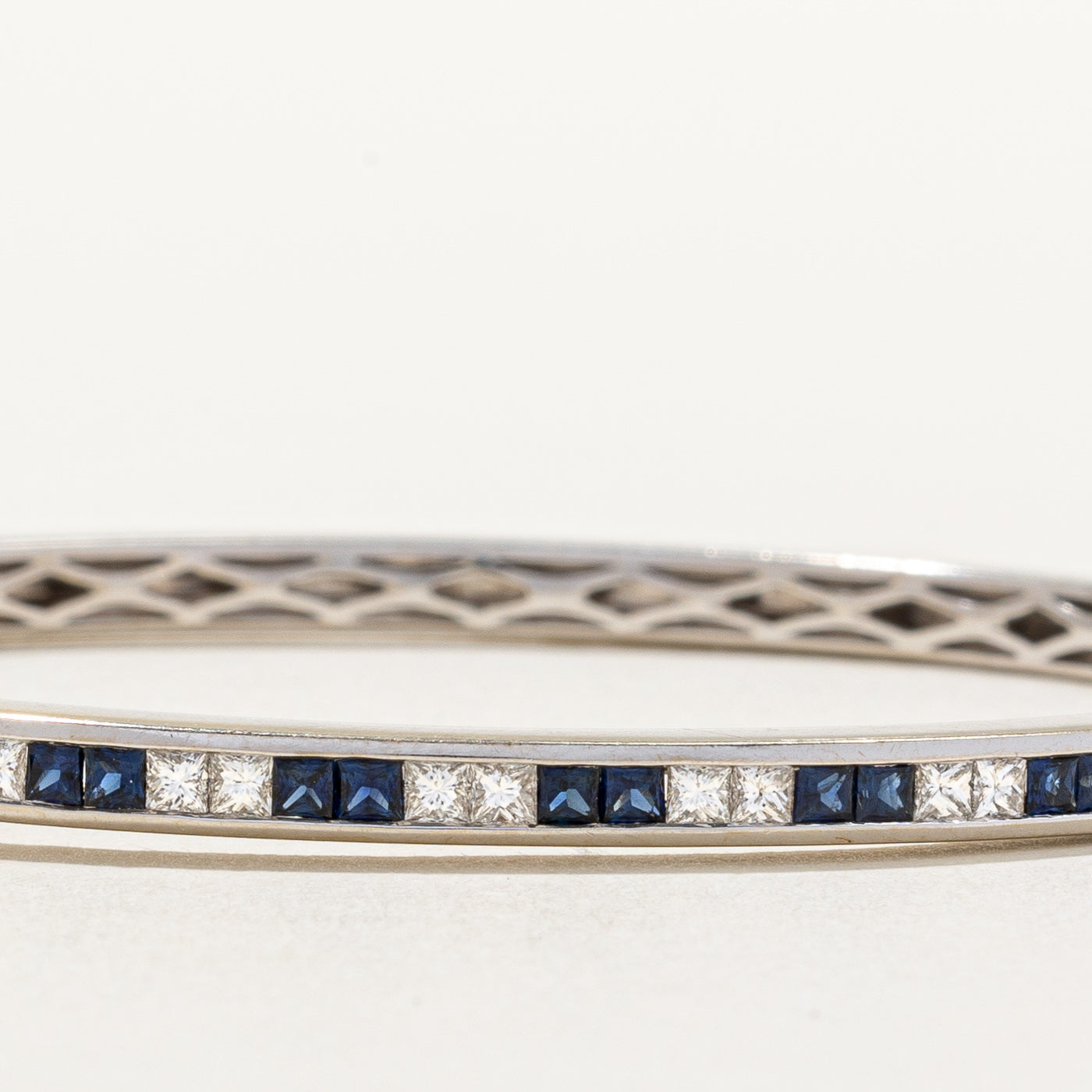 'Birks' Sapphire & Diamond Bracelet | 0.75ctw, 0.66ctw | 7.5