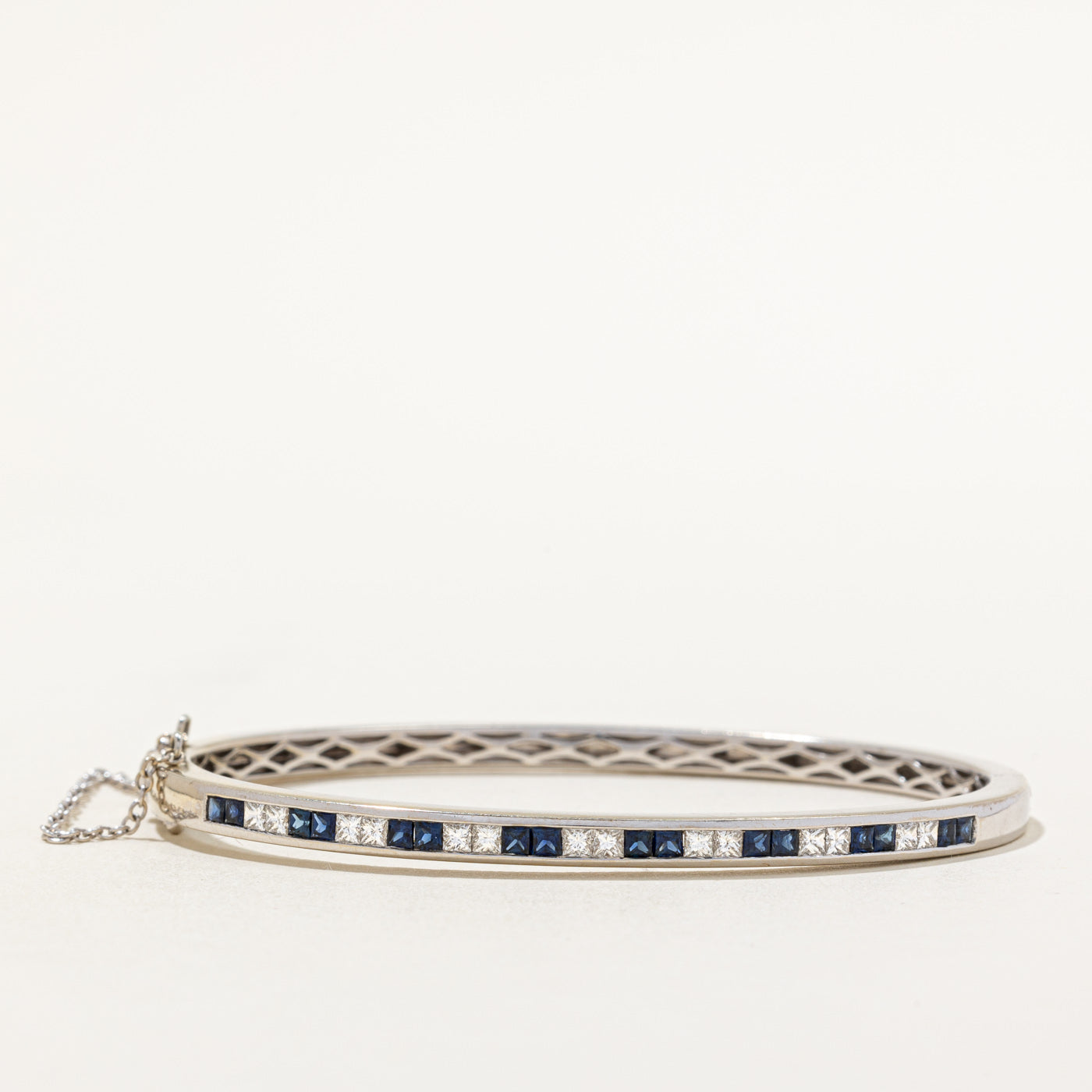 'Birks' Sapphire & Diamond Bracelet | 0.75ctw, 0.66ctw | 7.5