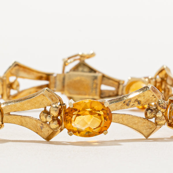 Citrine Bracelet | 14.00ctw | 6.5