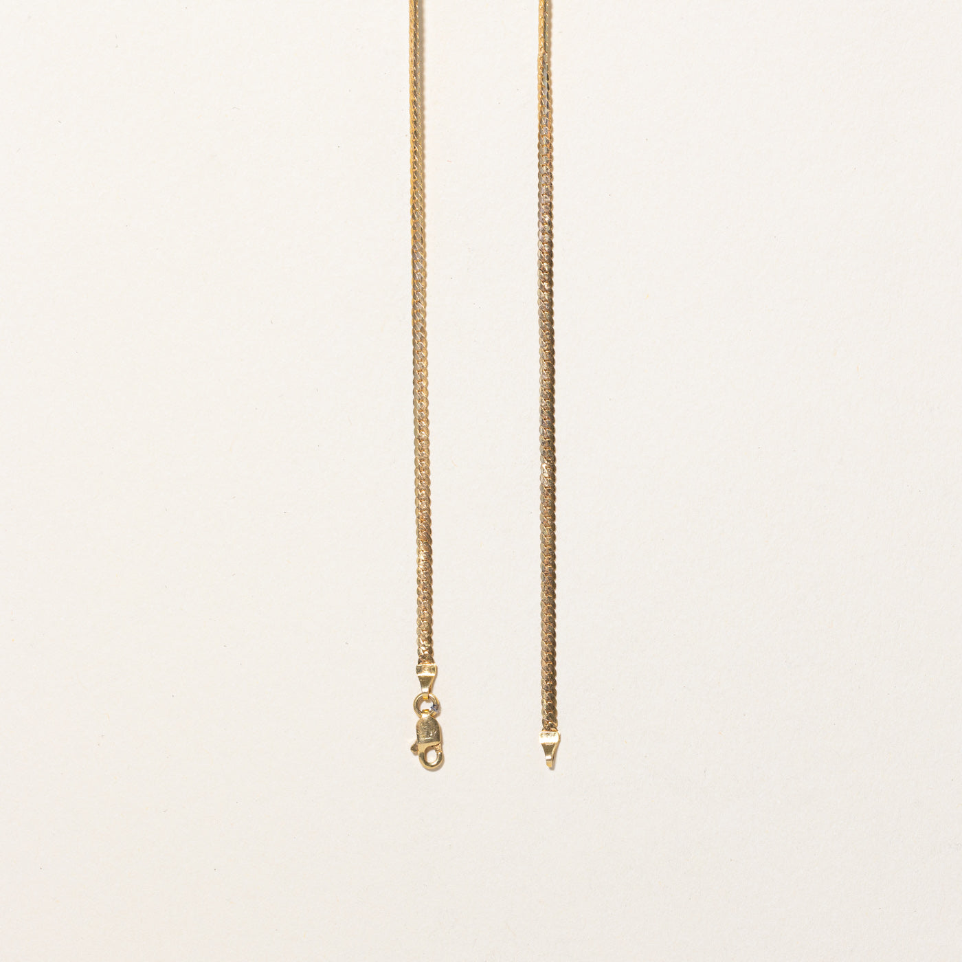 Sapphire & Diamond Scoop Pendant Necklace | 0.56ctw, 0.05ctw | 17" |