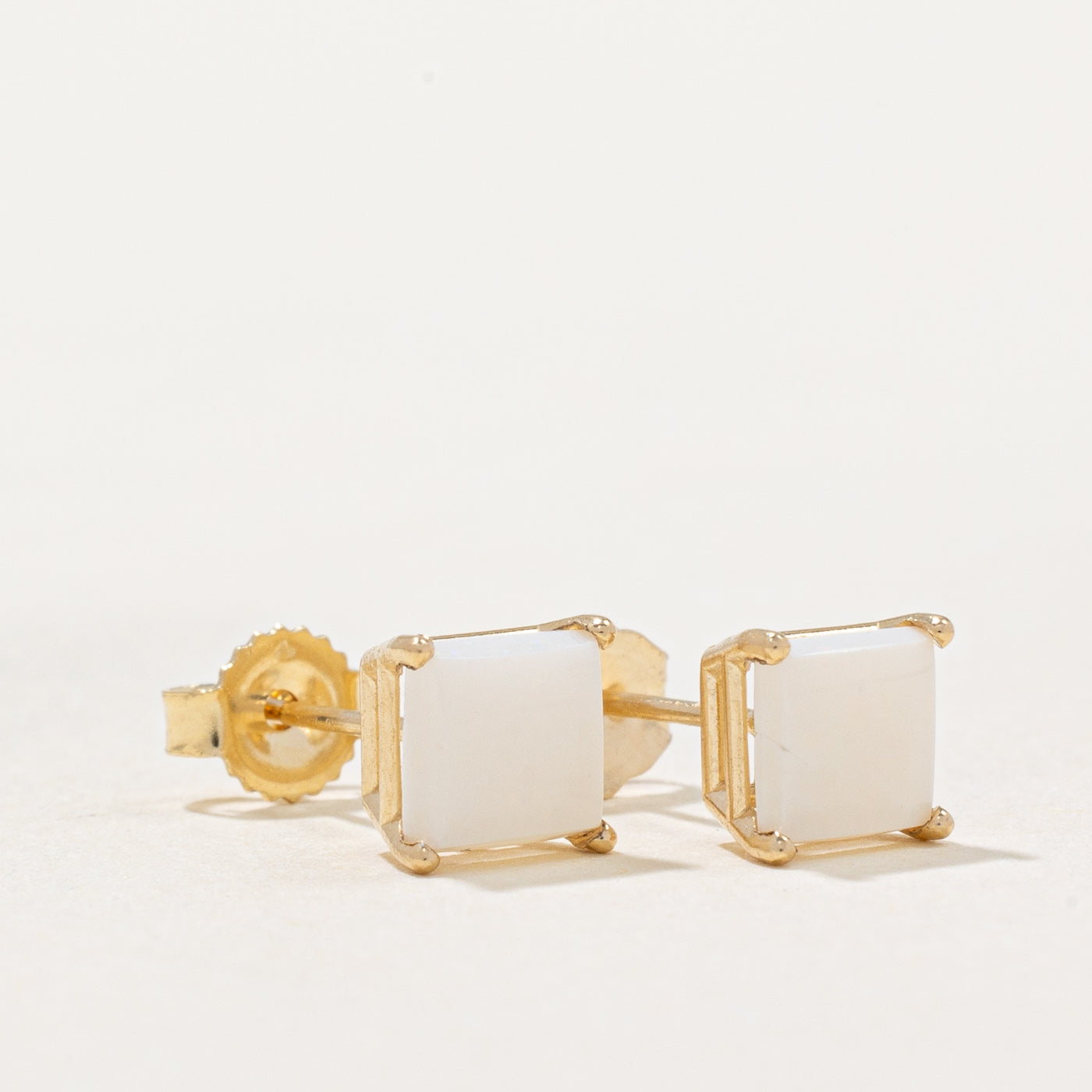 Square Opal Earrings | 1.00ctw |