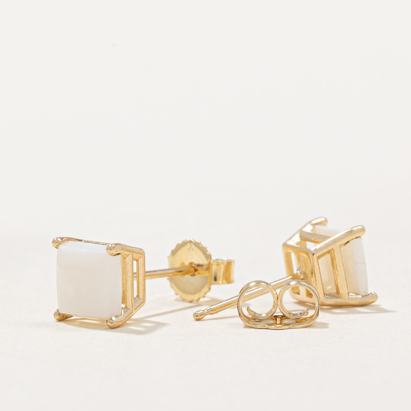 Square Opal Earrings | 1.00ctw |