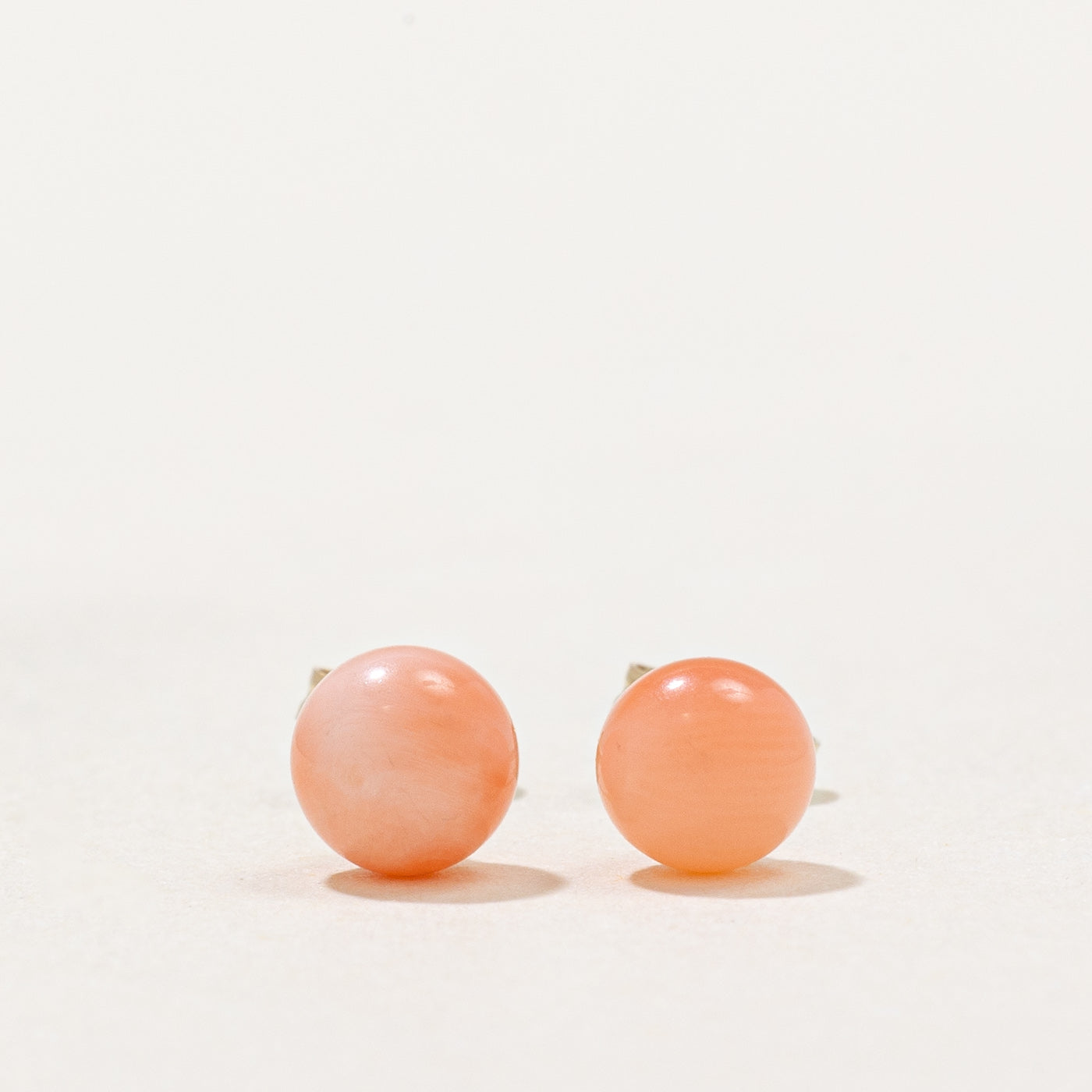 Coral Stud Earrings | 1.50ctw |