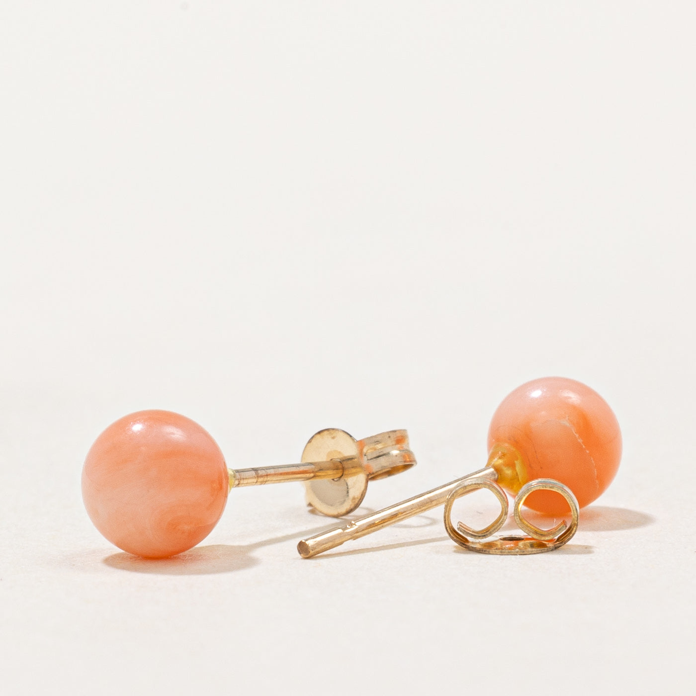 Coral Stud Earrings | 1.50ctw |